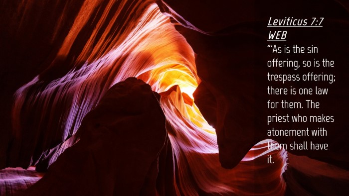 Picture 04 - Leviticus 7:7 WEB Desktop Wallpaper - 