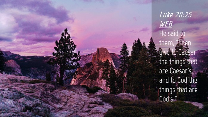 Picture 04 - Luke 20:25 WEB Desktop Wallpaper - He said to them, 