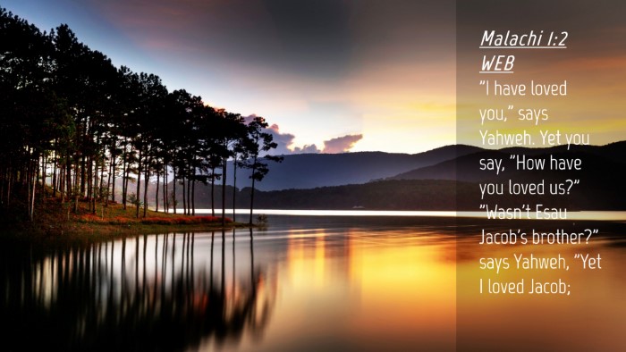 Picture 04 - Malachi 1:2 WEB Desktop Wallpaper - 