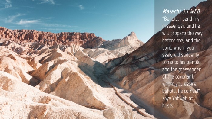 Picture 04 - Malachi 3:1 WEB Desktop Wallpaper - 