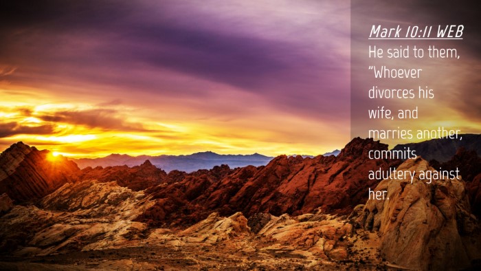 Picture 04 - Mark 10:11 WEB Desktop Wallpaper - He said to them, 