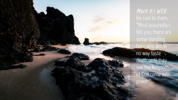 Picture 04 - Mark 9:1 WEB Desktop Wallpaper - He said to them, 