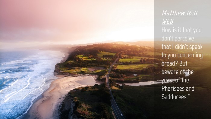 Picture 04 - Matthew 16:11 WEB Desktop Wallpaper - How is it that you don't perceive that I didn't - Desktop Bible Verse Wallpaper