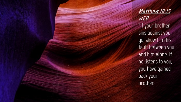 Picture 04 - Matthew 18:15 WEB Desktop Wallpaper - 