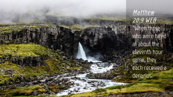 Picture 04 - Matthew 20:9 WEB Desktop Wallpaper - 