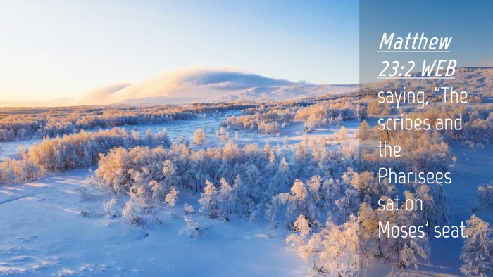 Picture 04 - Matthew 23:2 WEB Desktop Wallpaper - saying, 
