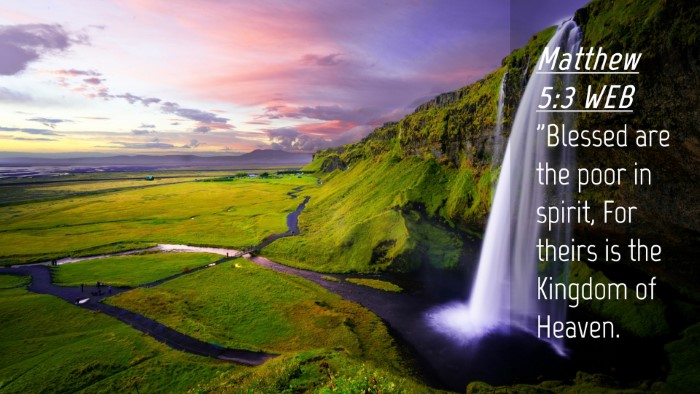 Picture 04 - Matthew 5:3 WEB Desktop Wallpaper - 