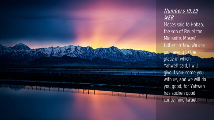 Picture 04 - Numbers 10:29 WEB Desktop Wallpaper - Moses said to Hobab, the son of Reuel the - Desktop Bible Verse Wallpaper