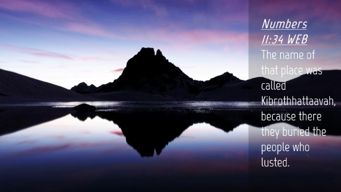 Picture 04 - Numbers 11:34 WEB Desktop Wallpaper - The name of that place was called - Desktop Bible Verse Wallpaper