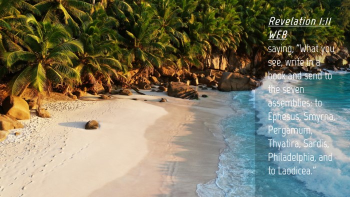 Picture 04 - Revelation 1:11 WEB Desktop Wallpaper - saying, 