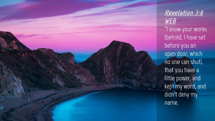 Picture 04 - Revelation 3:8 WEB Desktop Wallpaper - 