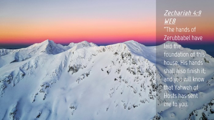 Picture 04 - Zechariah 4:9 WEB Desktop Wallpaper - 