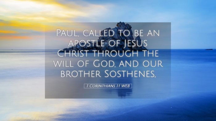 Picture 05 - 1 Corinthians 1:1 WEB Desktop Wallpaper - Paul, called to be an apostle of Jesus Christ - Desktop Bible Verse Wallpaper