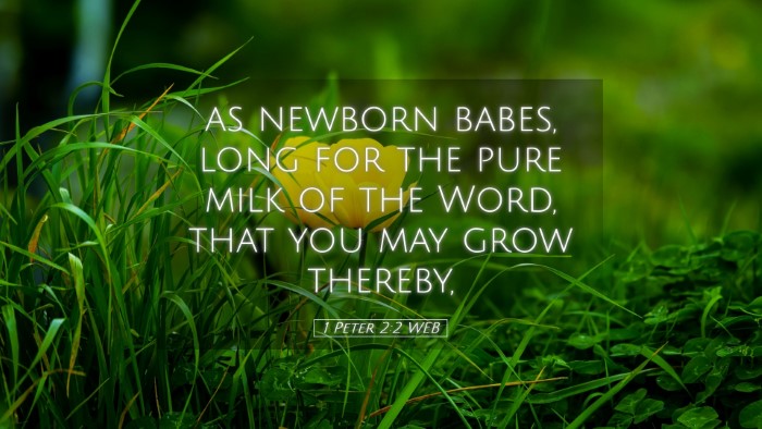 Picture 05 - 1 Peter 2:2 WEB Desktop Wallpaper - as newborn babes, long for the pure milk of the - Desktop Bible Verse Wallpaper
