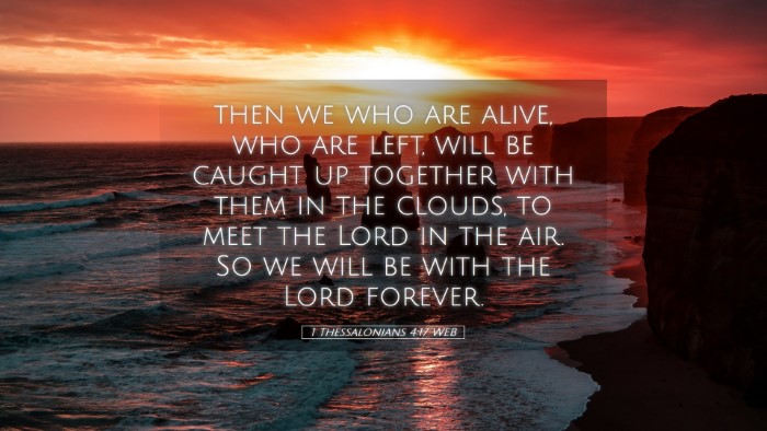 Picture 05 - 1 Thessalonians 4:17 WEB Desktop Wallpaper - then we who are alive, who are left, will be - Desktop Bible Verse Wallpaper