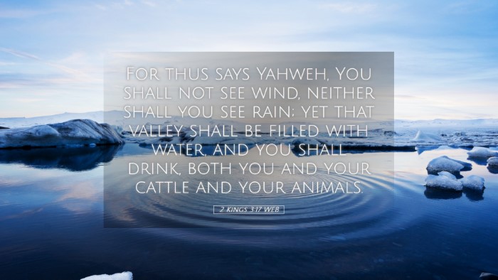Picture 05 - 2 Kings 3:17 WEB Desktop Wallpaper - For thus says Yahweh, You shall not see wind, - Desktop Bible Verse Wallpaper