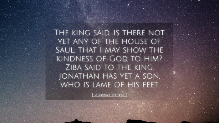 Picture 05 - 2 Samuel 9:3 WEB Desktop Wallpaper - The king said, Is there not yet any of the house - Desktop Bible Verse Wallpaper