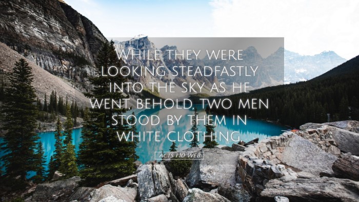 Picture 05 - Acts 1:10 WEB Desktop Wallpaper - While they were looking steadfastly into the sky - Desktop Bible Verse Wallpaper