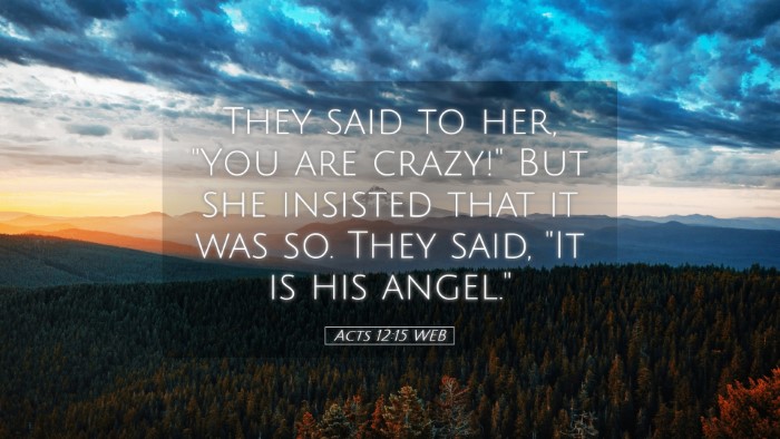 Picture 05 - Acts 12:15 WEB Desktop Wallpaper - They said to her, 