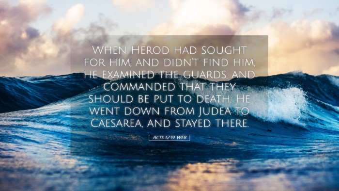 Picture 05 - Acts 12:19 WEB Desktop Wallpaper - When Herod had sought for him, and didn't find - Desktop Bible Verse Wallpaper