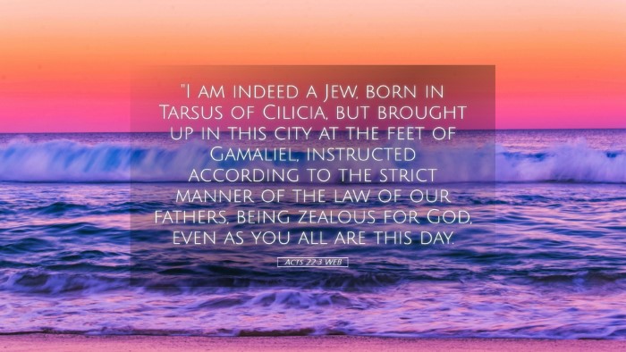 Picture 05 - Acts 22:3 WEB Desktop Wallpaper - 