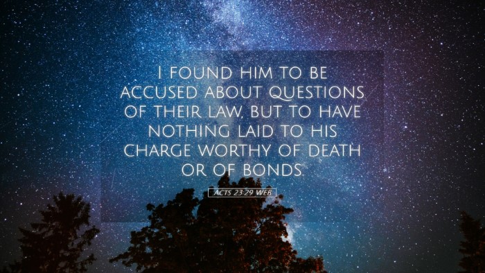 Picture 05 - Acts 23:29 WEB Desktop Wallpaper - I found him to be accused about questions of - Desktop Bible Verse Wallpaper