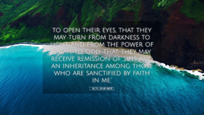 Picture 05 - Acts 26:18 WEB Desktop Wallpaper - to open their eyes, that they may turn from - Desktop Bible Verse Wallpaper