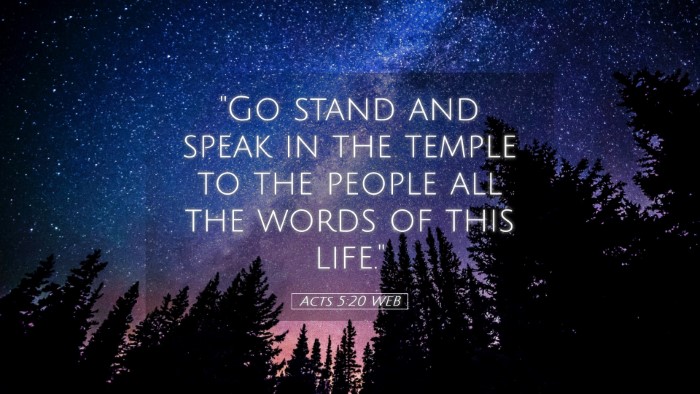 Picture 05 - Acts 5:20 WEB Desktop Wallpaper - 