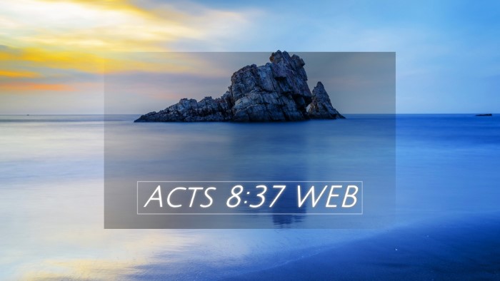 Picture 05 - Acts 8:37 WEB Desktop Wallpaper -  - Desktop Bible Verse Wallpaper