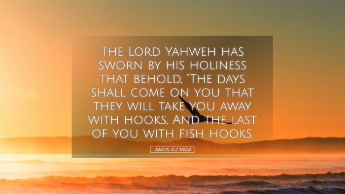 Picture 05 - Amos 4:2 WEB Desktop Wallpaper - The Lord Yahweh has sworn by his holiness that - Desktop Bible Verse Wallpaper