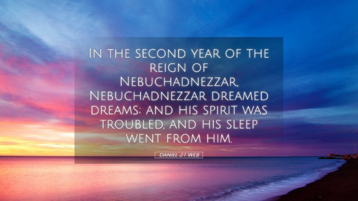 Picture 05 - Daniel 2:1 WEB Desktop Wallpaper - In the second year of the reign of - Desktop Bible Verse Wallpaper