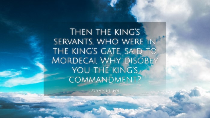 Picture 05 - Esther 3:3 WEB Desktop Wallpaper - Then the king's servants, who were in the king's - Desktop Bible Verse Wallpaper