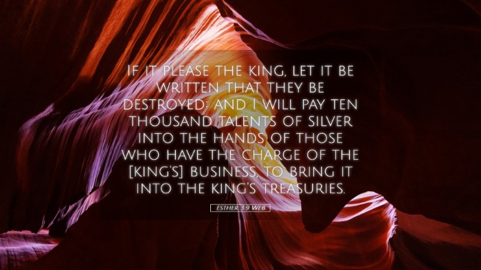 Picture 05 - Esther 3:9 WEB Desktop Wallpaper - If it please the king, let it be written that - Desktop Bible Verse Wallpaper