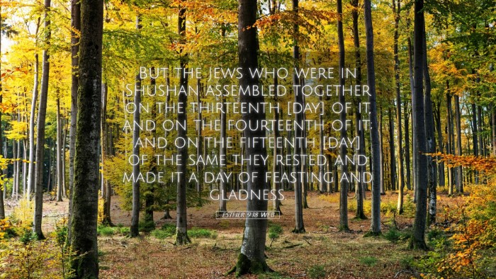 Picture 05 - Esther 9:18 WEB Desktop Wallpaper - But the Jews who were in Shushan assembled - Desktop Bible Verse Wallpaper