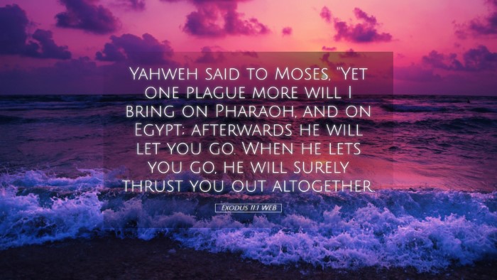Picture 05 - Exodus 11:1 WEB Desktop Wallpaper - Yahweh said to Moses, 