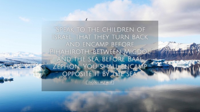 Picture 05 - Exodus 14:2 WEB Desktop Wallpaper - 
