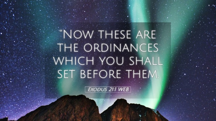 Picture 05 - Exodus 21:1 WEB Desktop Wallpaper - 