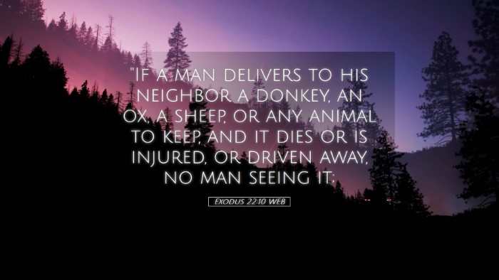 Picture 05 - Exodus 22:10 WEB Desktop Wallpaper - 