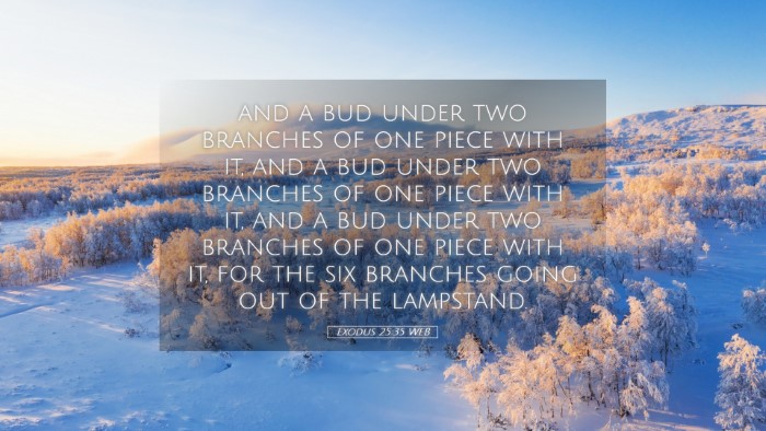 Picture 05 - Exodus 25:35 WEB Desktop Wallpaper - and a bud under two branches of one piece with - Desktop Bible Verse Wallpaper