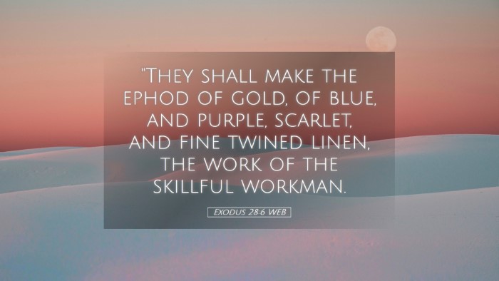 Picture 05 - Exodus 28:6 WEB Desktop Wallpaper - 