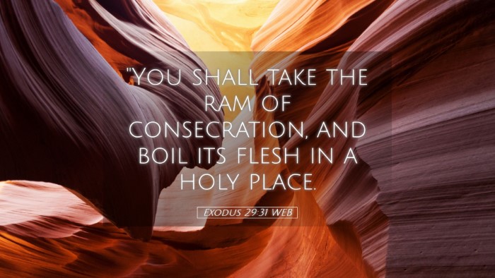 Picture 05 - Exodus 29:31 WEB Desktop Wallpaper - 