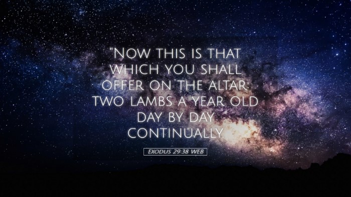 Picture 05 - Exodus 29:38 WEB Desktop Wallpaper - 