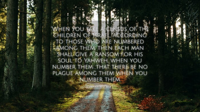 Picture 05 - Exodus 30:12 WEB Desktop Wallpaper - 