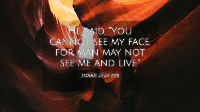 Picture 05 - Exodus 33:20 WEB Desktop Wallpaper - He said, 