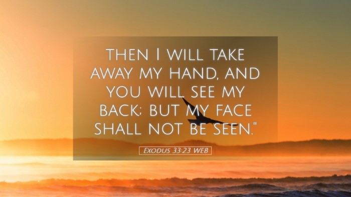 Picture 05 - Exodus 33:23 WEB Desktop Wallpaper - then I will take away my hand, and you will see - Desktop Bible Verse Wallpaper