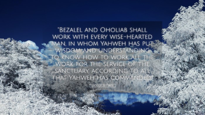 Picture 05 - Exodus 36:1 WEB Desktop Wallpaper - 