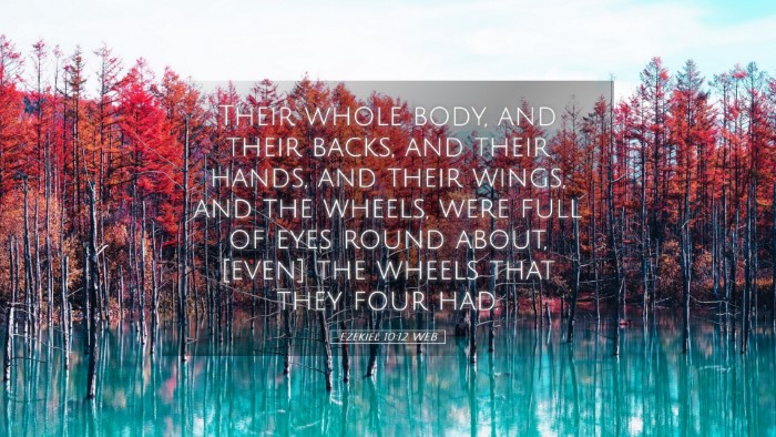 Picture 05 - Ezekiel 10:12 WEB Desktop Wallpaper - Their whole body, and their backs, and their - Desktop Bible Verse Wallpaper