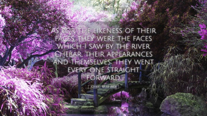 Picture 05 - Ezekiel 10:22 WEB Desktop Wallpaper - As for the likeness of their faces, they were the - Desktop Bible Verse Wallpaper
