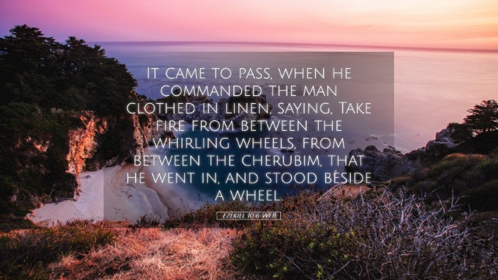 Picture 05 - Ezekiel 10:6 WEB Desktop Wallpaper - It came to pass, when he commanded the man - Desktop Bible Verse Wallpaper