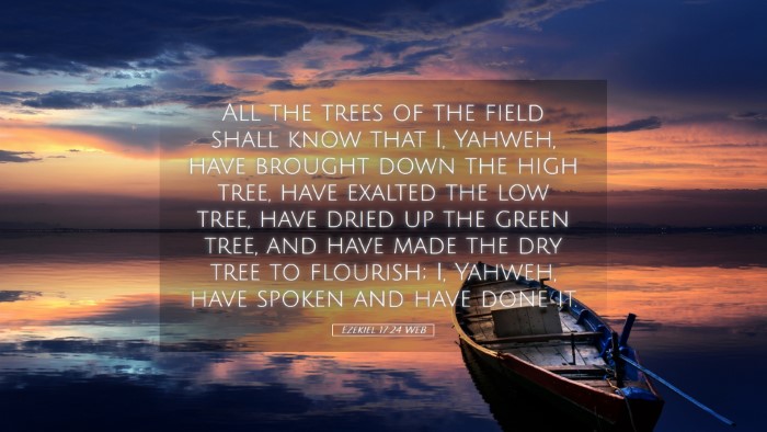 Picture 05 - Ezekiel 17:24 WEB Desktop Wallpaper - All the trees of the field shall know that I, - Desktop Bible Verse Wallpaper